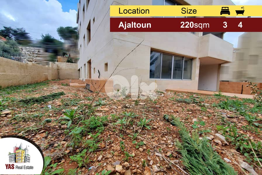 Ajaltoun 220m2 | 171m2 Terrace / Garden | High-End | DA | 0