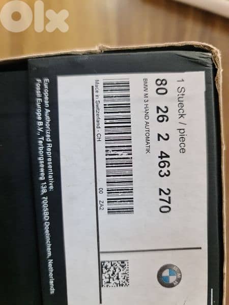 BMW M THREE-HAND AUTOMATIC WATCH 2