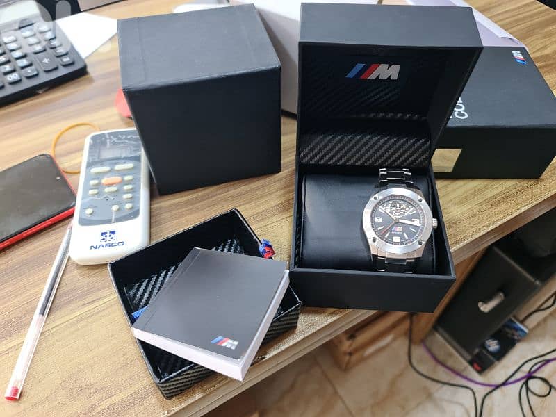 BMW M THREE-HAND AUTOMATIC WATCH 6