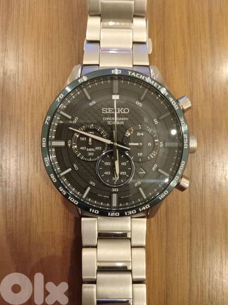 New Original Seiko Chronograph Watch 0