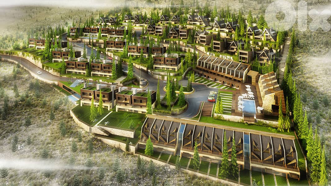 L00880-Awesome Chalet with Roof/Terrace For Sale at Le Sommet Laqlouq 1