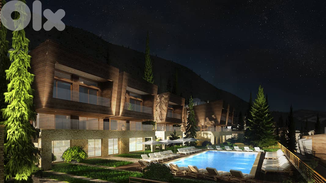 L00880-Awesome Chalet with Roof/Terrace For Sale at Le Sommet Laqlouq 4