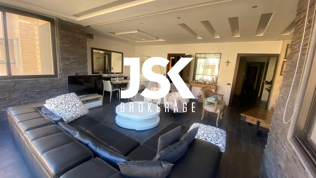 L14049-Furnished and Decorated Apartment for Sale In Bsalim 0