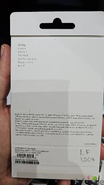 Apple AirTag  Pack of 4  88$ 2