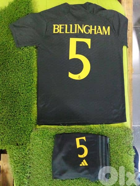 Real Madrid Bellingham Third Football Shirt & Short (Made in Thailand) 0