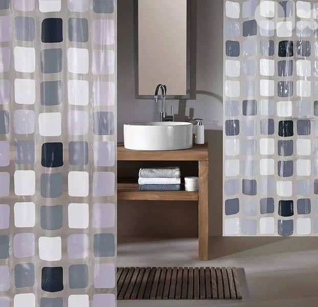 shower curtain with rings 0