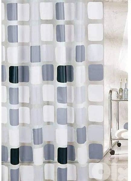 shower curtain with rings 1