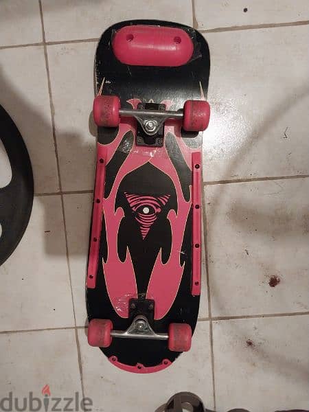 skate biard 4 wheels plus scooger 1
