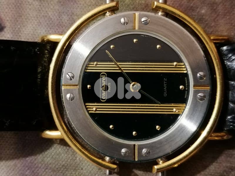 cacharel watch gold plated 0