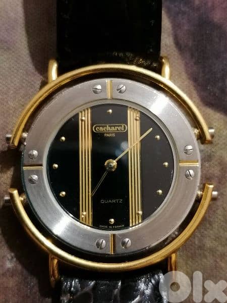 cacharel watch gold plated 1