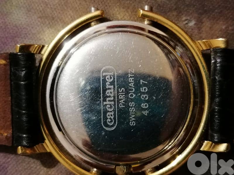 cacharel watch gold plated 2