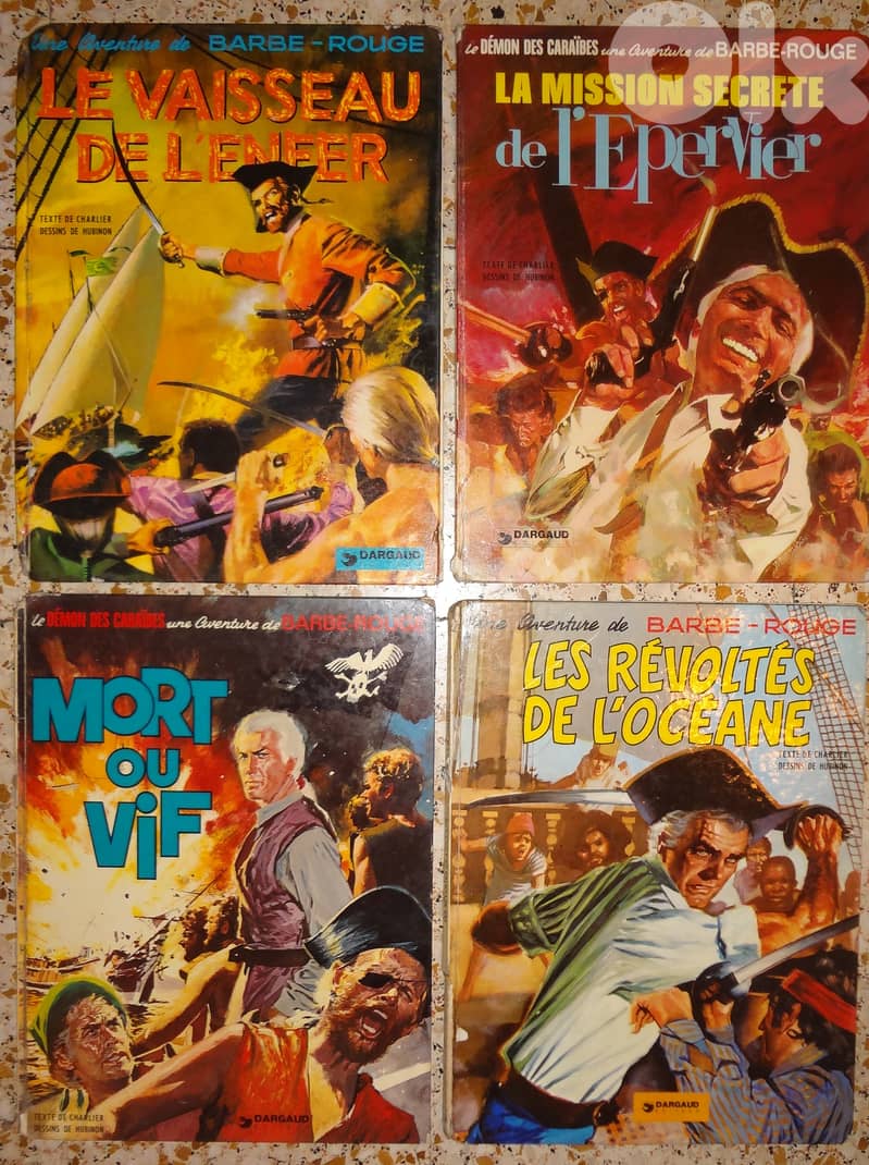 Barbe rouge french comics magazines 0
