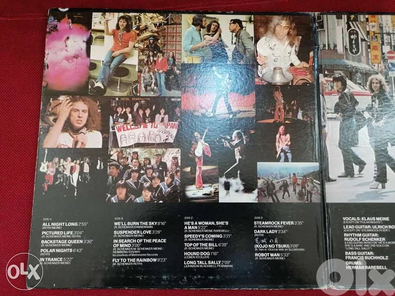 Scorpions - Tokyo Tapes - Double Vinyl - 1978 2