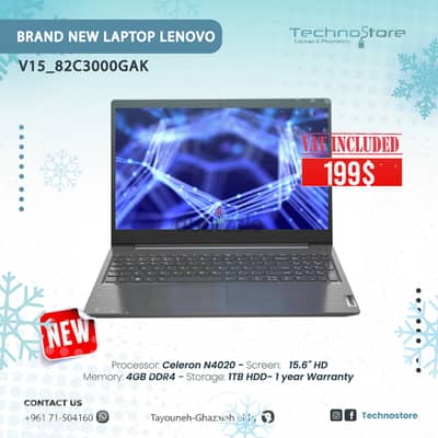 Lenovo V15 IGL 15.6" Laptop