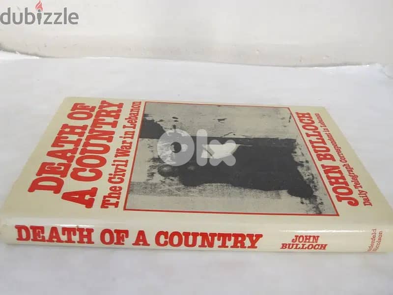 death of a country : the civil war in lebanon Hardcover 1