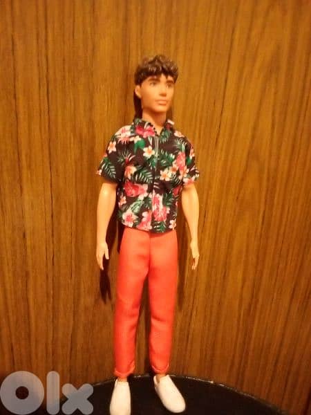 FASHIONISTAS184 KEN Mattel Brunette Cropped Great doll+Outfit+Shoes=18 6