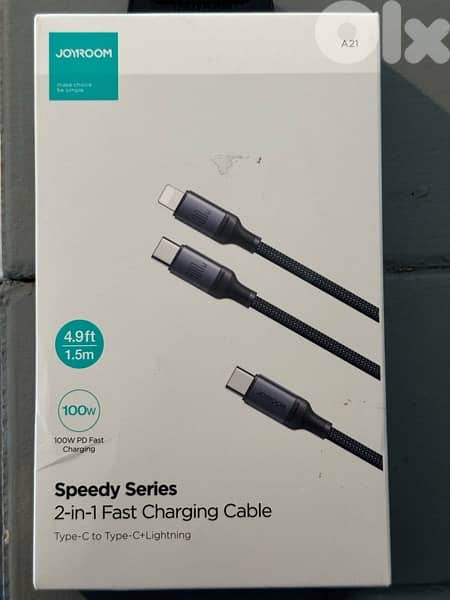 JoyRoom 2-in-1 Fast Charging Cable 0