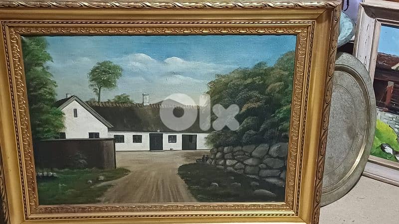 لوحة رسم زيتي 1