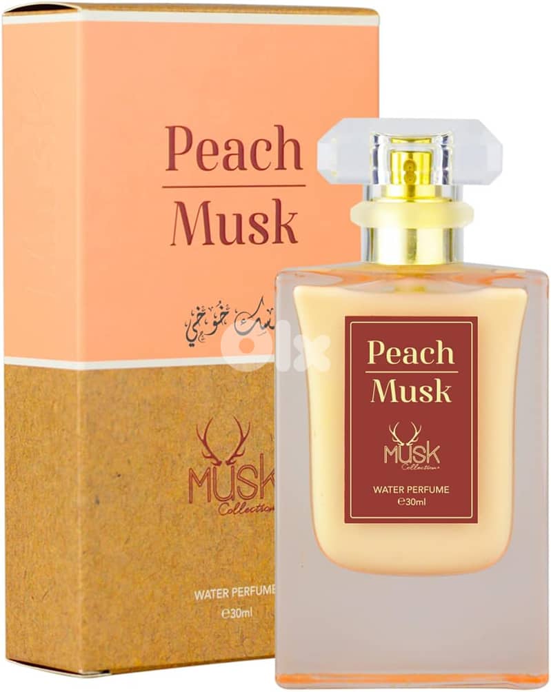 Hamidi Musk Collection Non Alcoholic Peach Musk Water Perfume 30ML 0