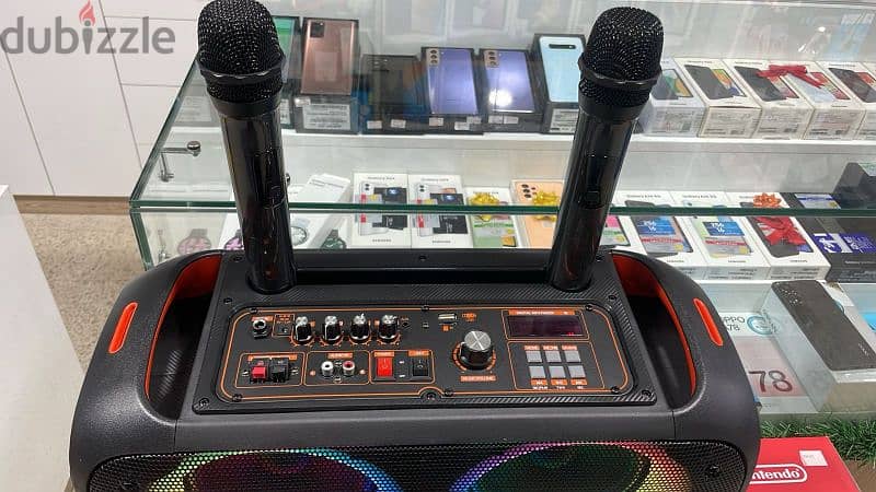 KARAOKE SPEAKER WITH 2 MICROPHONES HAVIT 1