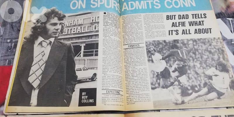 very old football  magazine from England 2