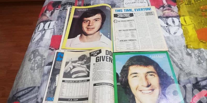 very old football  magazine from England 4
