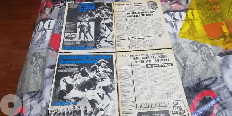 very old football  magazine from England 5