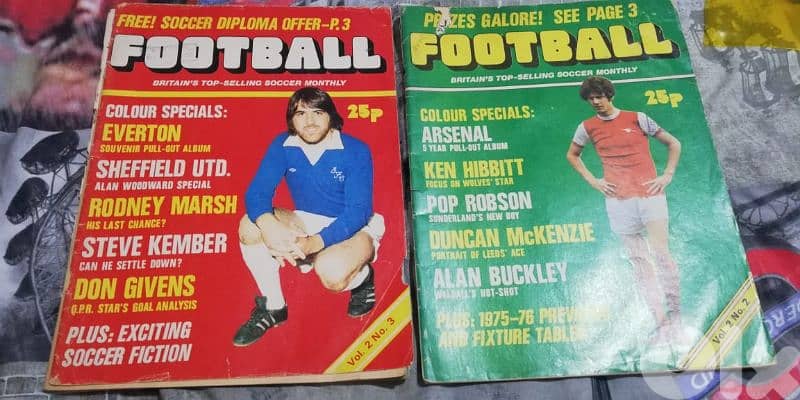very old football  magazine from England 7