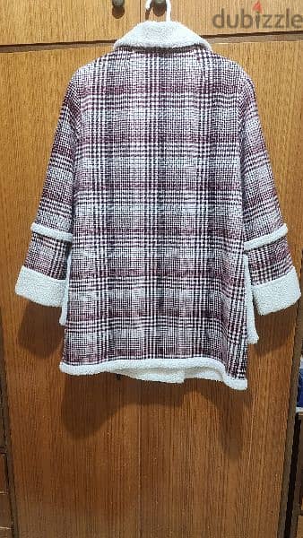 fur jacket coat medium  جاكيت 6