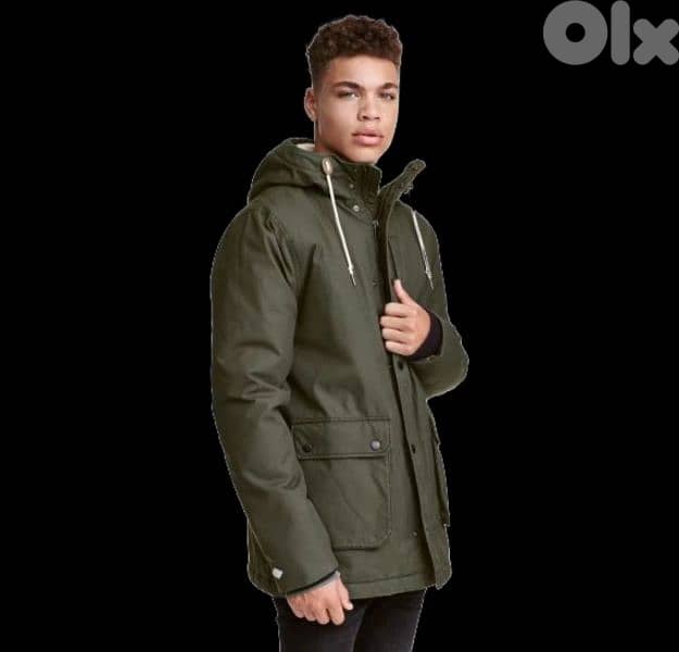 H&M Short Parka Men Jacket 1