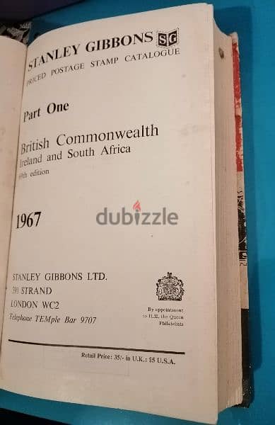British Commonwealth stamps book (No stamps included) 1