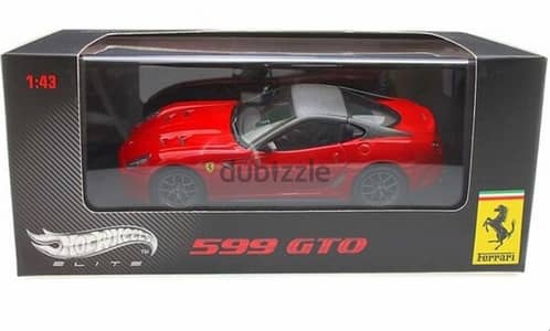 diecast ferrari 599gto hot wheels elite 1:43