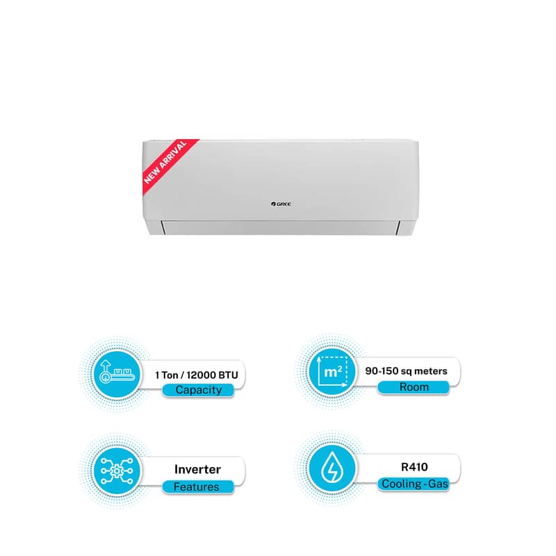 Gree Air Conditioner Pular R410 Inverter 24 000 BTU مكيف انفرتر سمارت 0
