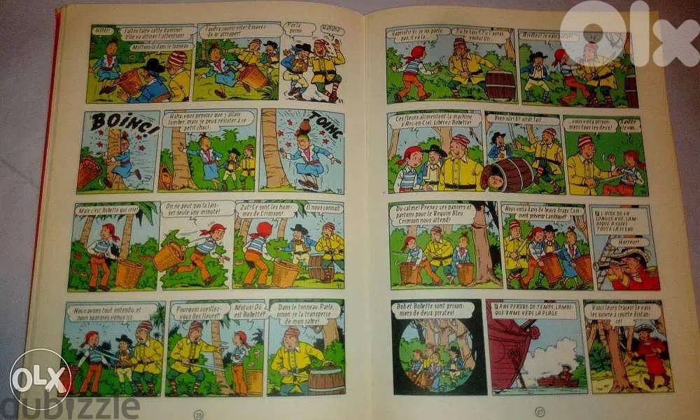 bob et bobette vintage french comics hard cover 3