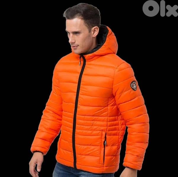 Canadian Peak Orange Puffer Jacket 1