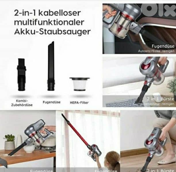 Aokin A11 cordless vacuum cleaner recheargeable / 4$ delivery 4