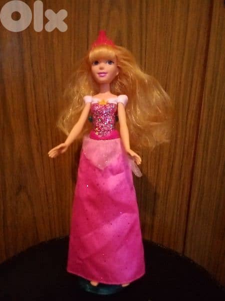 Princess AURORA Disney Sleeping Beauty Royal Shimmer Hasbro great doll 0