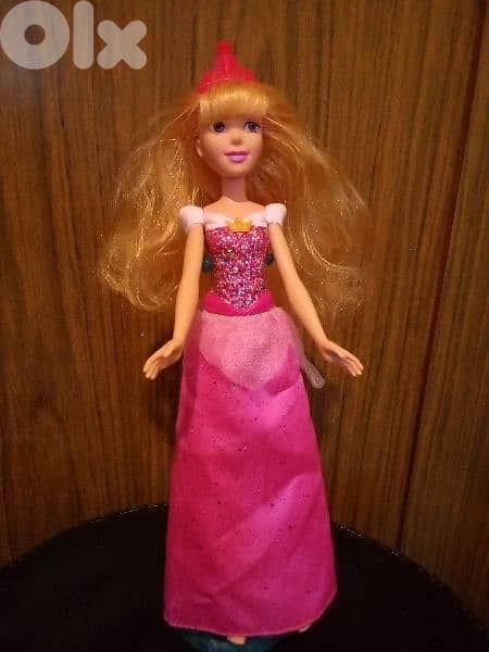 Princess AURORA Disney Sleeping Beauty Royal Shimmer Hasbro great doll 5