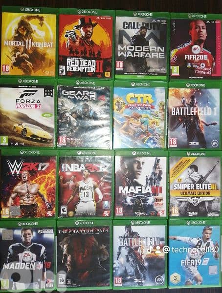 used Xbox one cd games org for sale 3