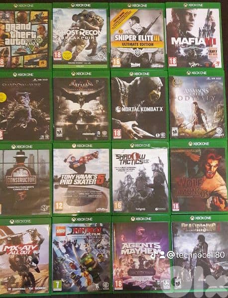 used Xbox one cd games org for sale 4