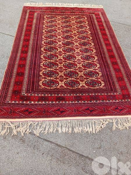 سجادة عجمية قياس186×125 مستعمل بسيط حالة ممتازة  350$ 0