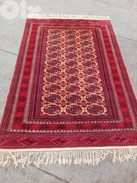 سجادة عجمية قياس186×125 مستعمل بسيط حالة ممتازة  350$ 1