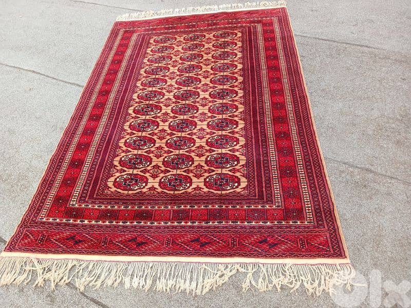 سجادة عجمية قياس186×125 مستعمل بسيط حالة ممتازة  350$ 3