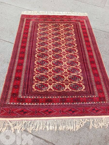 سجادة عجمية قياس186×125 مستعمل بسيط حالة ممتازة  350$ 9