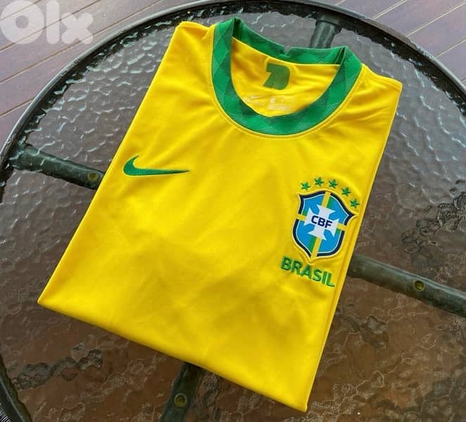 brasil copa america 2020 home nike shirt 0