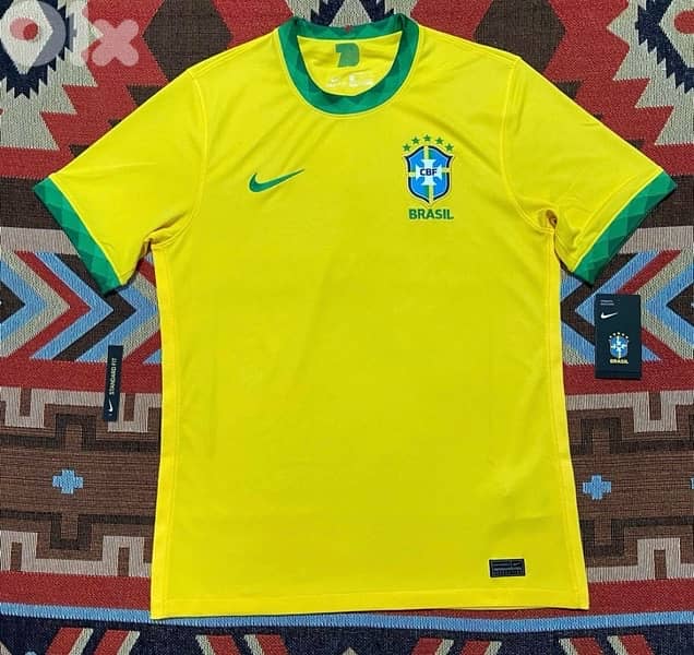 brasil copa america 2020 home nike shirt 1