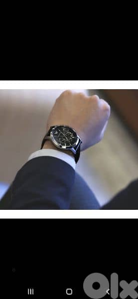 Emporio Armani original watch chronographe black 2