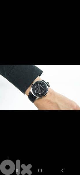 Emporio Armani original watch chronographe black 3