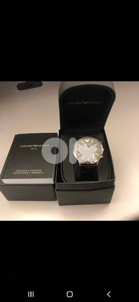 Emporio Armani original watch chronographe black 7