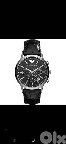 Emporio Armani original watch chronographe black 11
